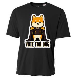 Captain Rufus Montgomery Vote For Dog Cooling Performance Crew T-Shirt