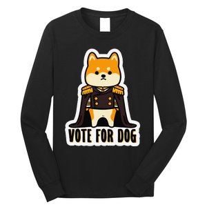 Captain Rufus Montgomery Vote For Dog Long Sleeve Shirt