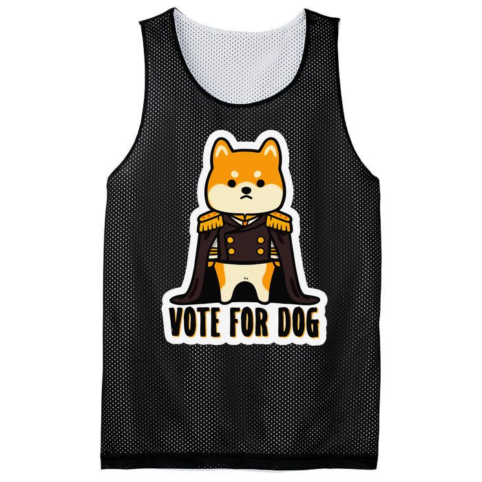 Captain Rufus Montgomery Vote For Dog Mesh Reversible Basketball Jersey Tank