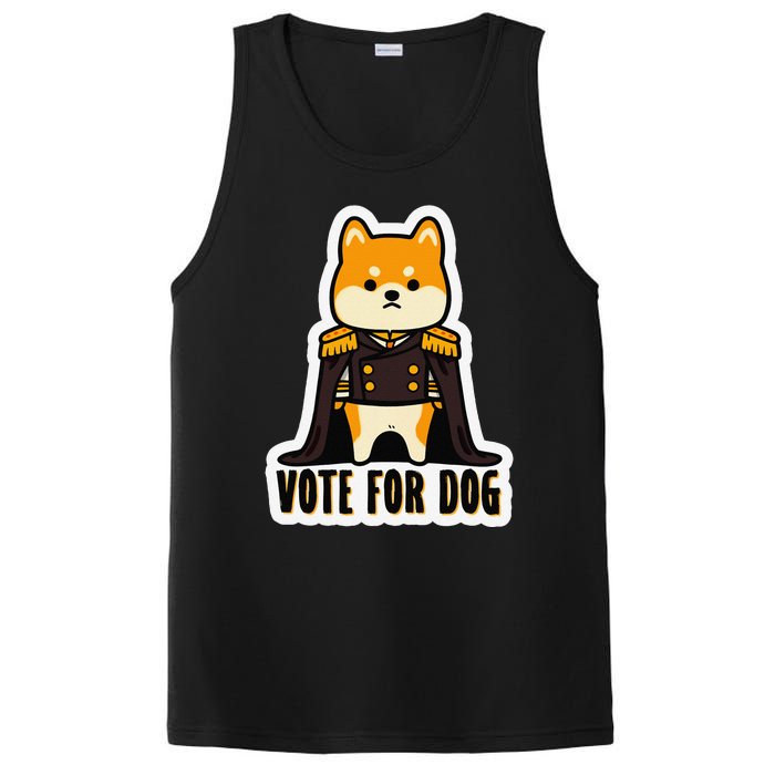 Captain Rufus Montgomery Vote For Dog PosiCharge Competitor Tank