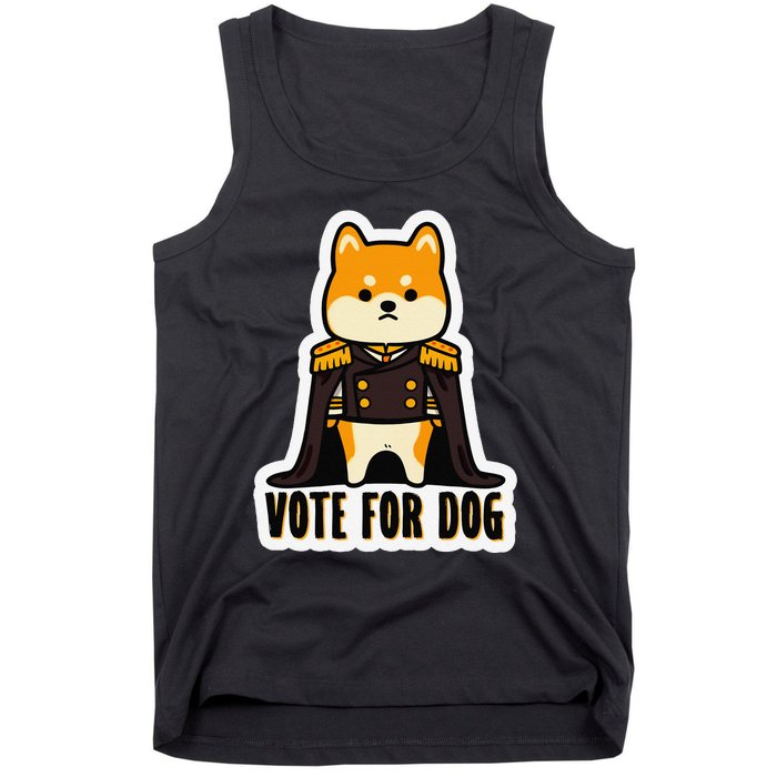 Captain Rufus Montgomery Vote For Dog Tank Top