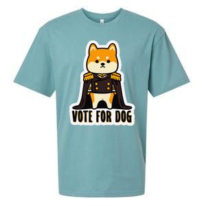 Captain Rufus Montgomery Vote For Dog Sueded Cloud Jersey T-Shirt