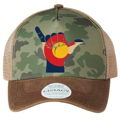 Colorado Rocky Mountain Shirts Shaka Sign Flag Of Colorado Legacy Tie Dye Trucker Hat