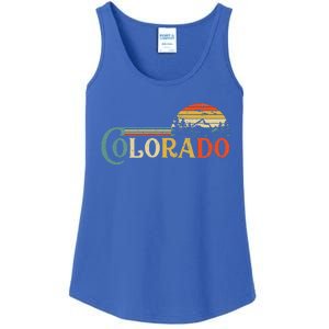 Colorado Rocky Mountain Sun Boulder Hiking Ladies Essential Tank