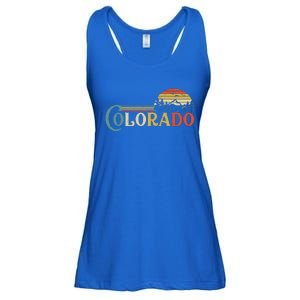 Colorado Rocky Mountain Sun Boulder Hiking Ladies Essential Flowy Tank