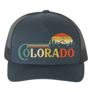 Colorado Rocky Mountain Sun Boulder Hiking Yupoong Adult 5-Panel Trucker Hat