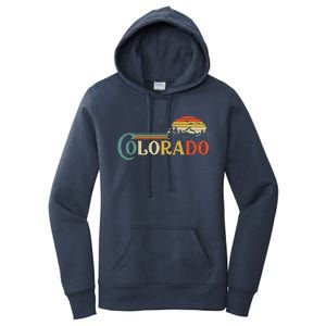 Colorado Rocky Mountain Sun Boulder Hiking Women's Pullover Hoodie