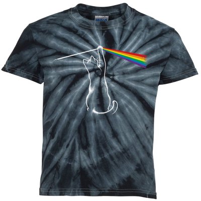 Cat Rock Music Funny Cat Lovers Kids Tie-Dye T-Shirt