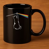 Cat Rock Music Band Concert 11oz C Handle Ceramic Mug