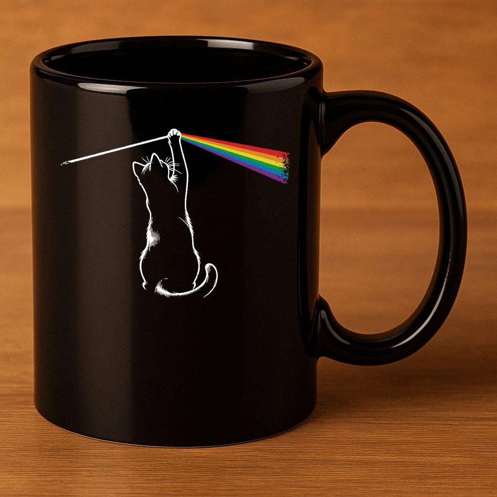Cat Rock Music Band Concert 11oz C Handle Ceramic Mug