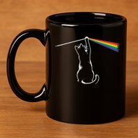 Cat Rock Music Band Concert 11oz C Handle Ceramic Mug