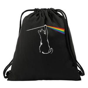 Cat Rock Music Band Concert Drawstring Bag