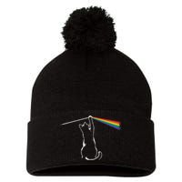 Cat Rock Music Band Concert Pom Pom 12in Knit Beanie