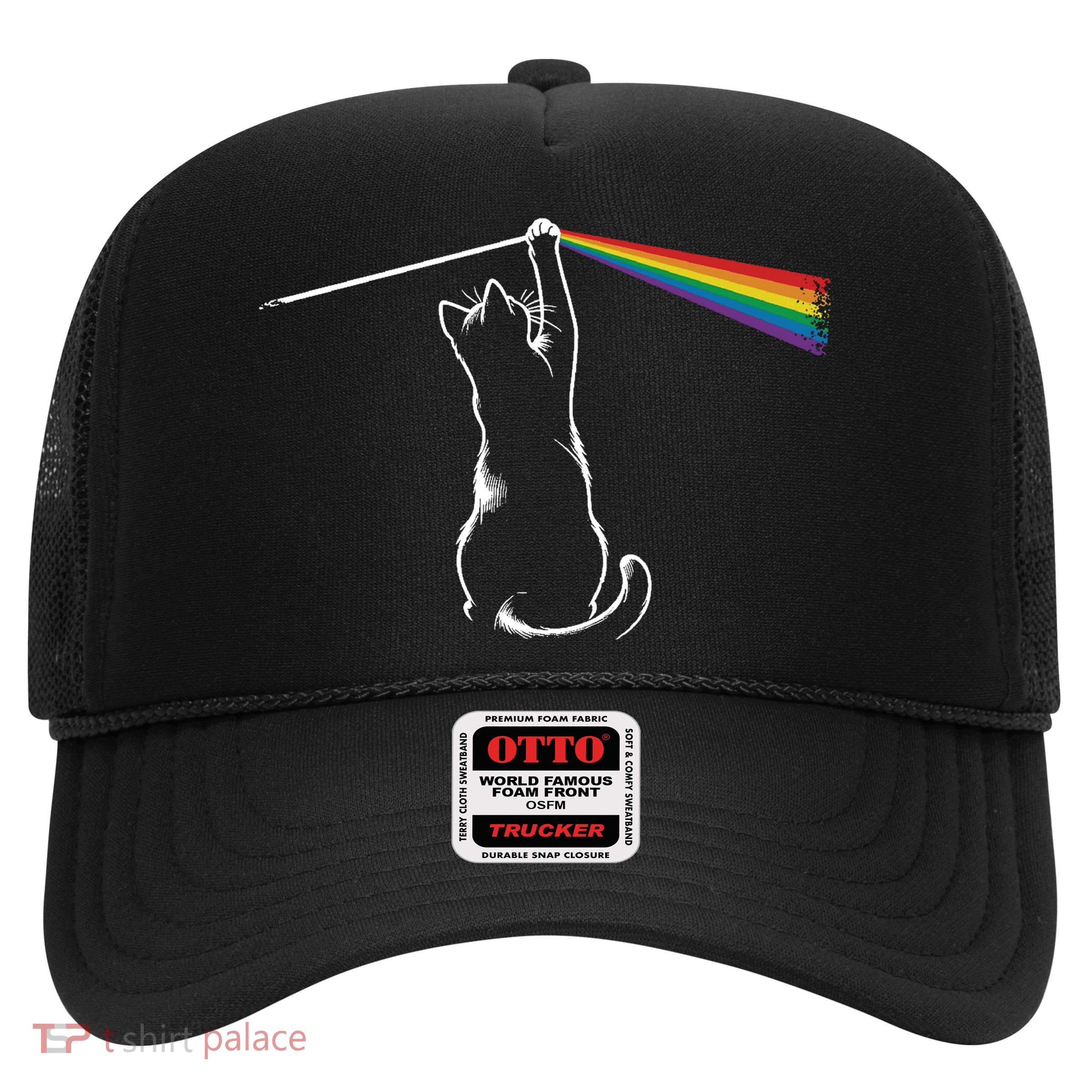 Cat Rock Music Band Concert Trucker Hat