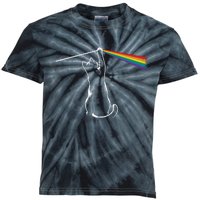 Cat Rock Music Band Concert Kids Tie-Dye T-Shirt