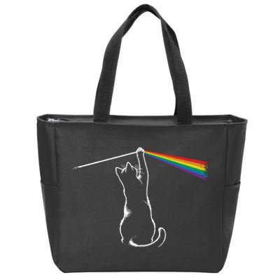 Cat Rock Music Band Concert Zip Tote Bag