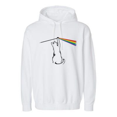 Cat Rock Music Band Concert Garment-Dyed Fleece Hoodie