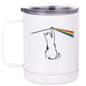 Cat Rock Music Band Concert 12 oz Stainless Steel Tumbler Cup