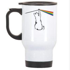 Cat Rock Music Band Concert Stainless Steel Travel Mug