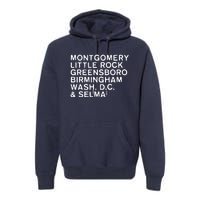 Civil Rights Movement Inspirational Black History Month Premium Hoodie