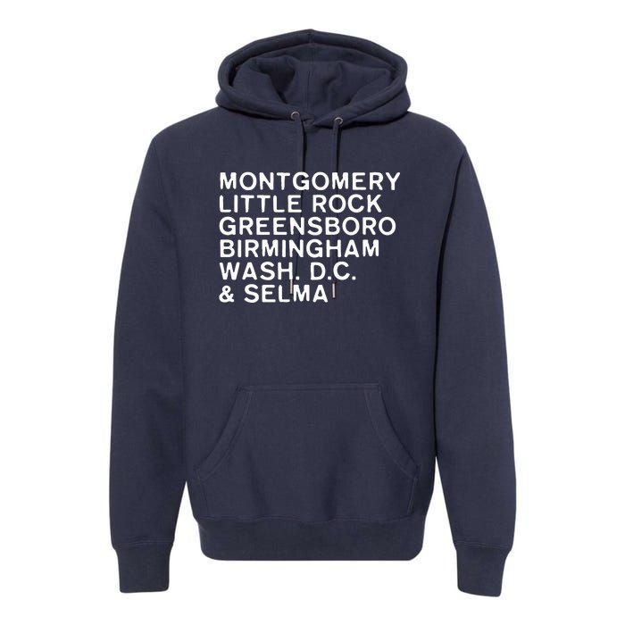 Civil Rights Movement Inspirational Black History Month Premium Hoodie