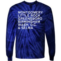 Civil Rights Movement Inspirational Black History Month Tie-Dye Long Sleeve Shirt