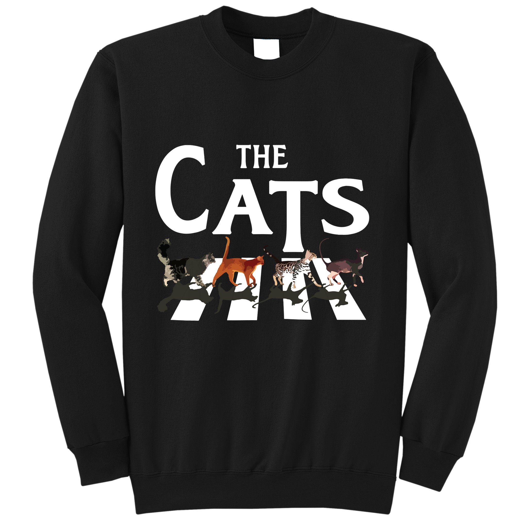 Cat Rock Music Funny Cat Lover Gifts Sweatshirt