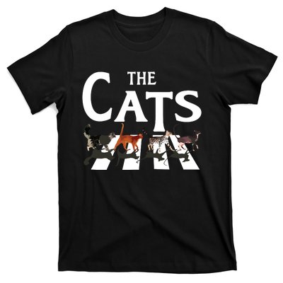 Cat Rock Music Funny Cat Lover Gifts T-Shirt