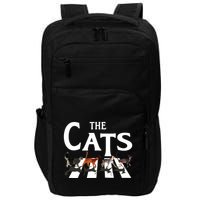 Cat Rock Music Funny Cat Lover Gifts Impact Tech Backpack