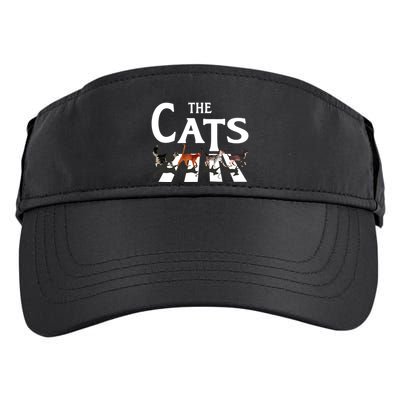 Cat Rock Music Funny Cat Lover Gifts Adult Drive Performance Visor