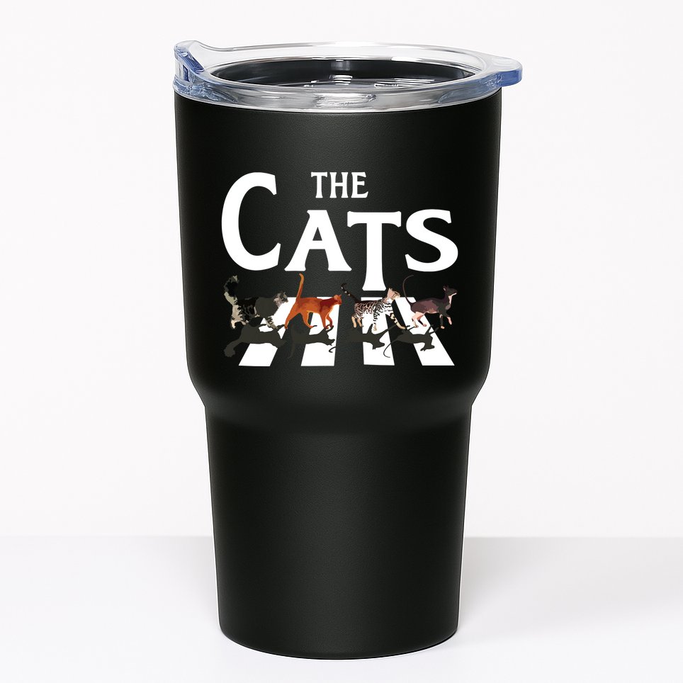 Cat Rock Music Funny Cat Lover Gifts Tumbler
