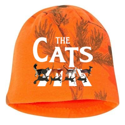 Cat Rock Music Funny Cat Lover Gifts Kati - Camo Knit Beanie