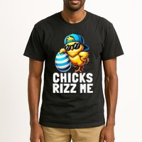 Chicks Rizz Me Meme Funny Easter Egg Rizz Up Bruh Tall T-Shirt