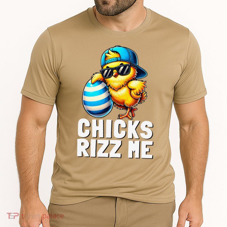 Chicks Rizz Me Meme Funny Easter Egg Rizz Up Bruh Performance Shirt