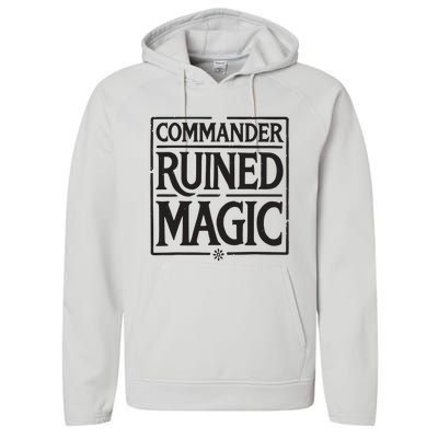 Commander Ruined Magic Performance Fleece Hoodie