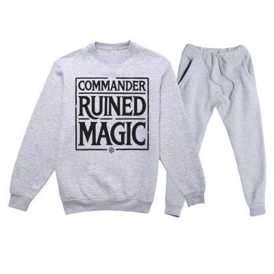 Commander Ruined Magic Premium Crewneck Sweatsuit Set