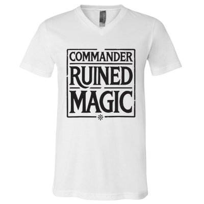 Commander Ruined Magic V-Neck T-Shirt