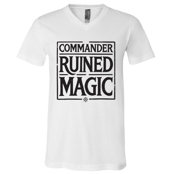 Commander Ruined Magic V-Neck T-Shirt