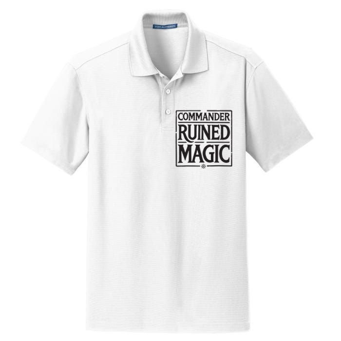 Commander Ruined Magic Dry Zone Grid Polo