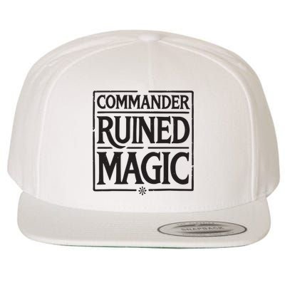 Commander Ruined Magic Wool Snapback Cap