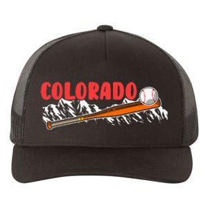 Colorado Rocky Mountain Baseball Fan Yupoong Adult 5-Panel Trucker Hat