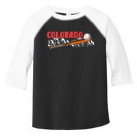 Colorado Rocky Mountain Baseball Fan Toddler Fine Jersey T-Shirt