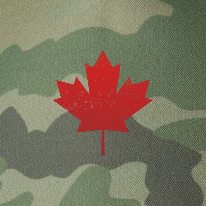 Canadian Red Maple Leaf Symbol Legacy Tie Dye Trucker Hat