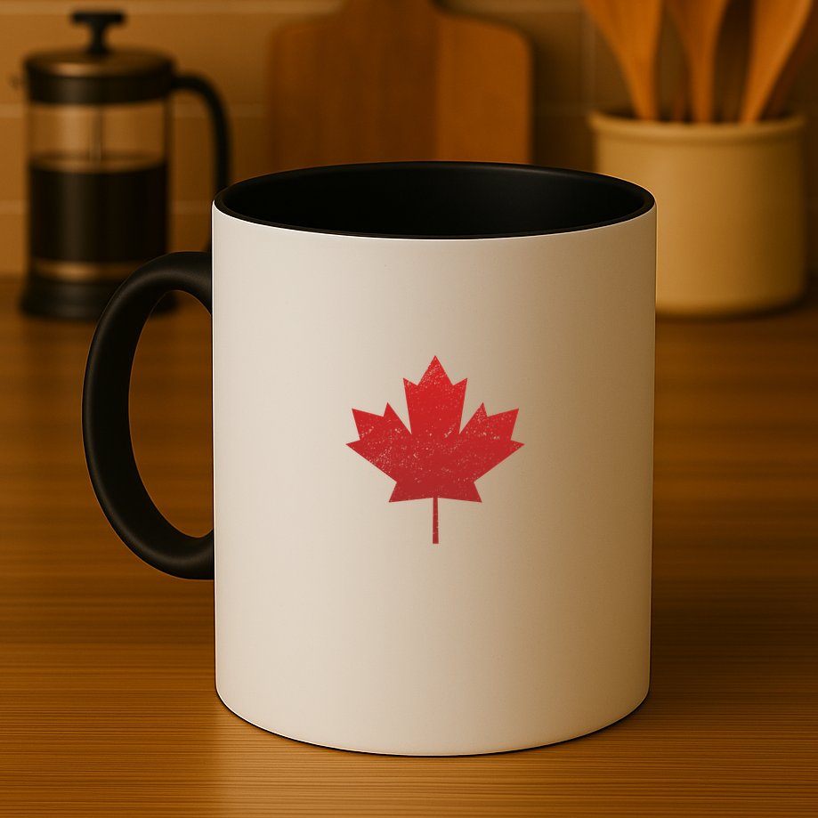 Canadian Red Maple Leaf Symbol Mug