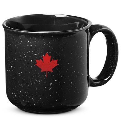 Canadian Red Maple Leaf Symbol 15oz Campfire Ceramic Mug