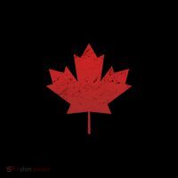 Canadian Red Maple Leaf Symbol Toddler Sweatshirt