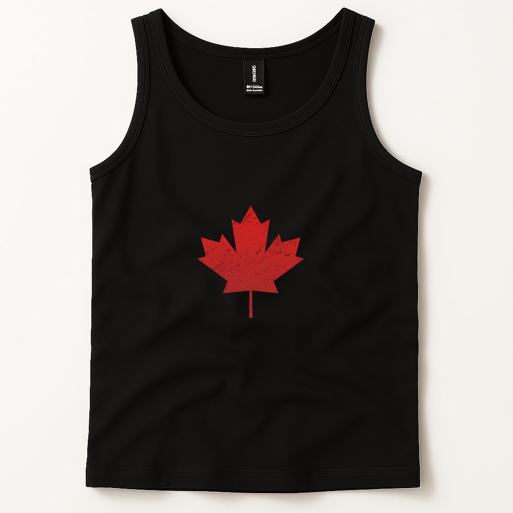 Canadian Red Maple Leaf Symbol Tank Top
