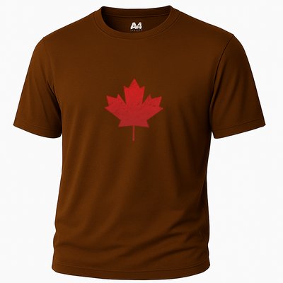 Canadian Red Maple Leaf Symbol Performance Shirt