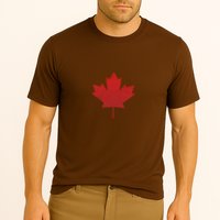 Canadian Red Maple Leaf Symbol Performance Shirt