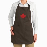 Canadian Red Maple Leaf Symbol Apron
